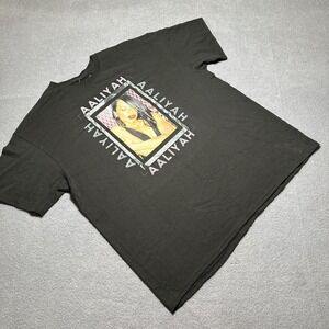 Cross Colours Aaliyah‎ Shirt Adult XL Baby Girl Black Official Rare New NWT